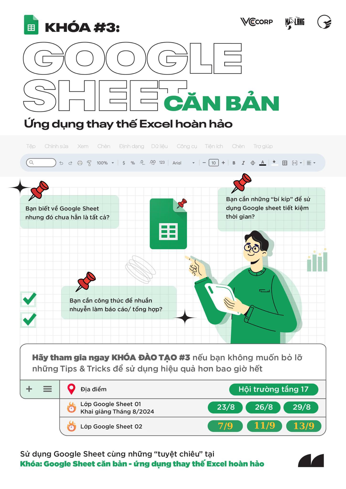 KHOÁ GG SHEET CĂN BẢN VCCORP