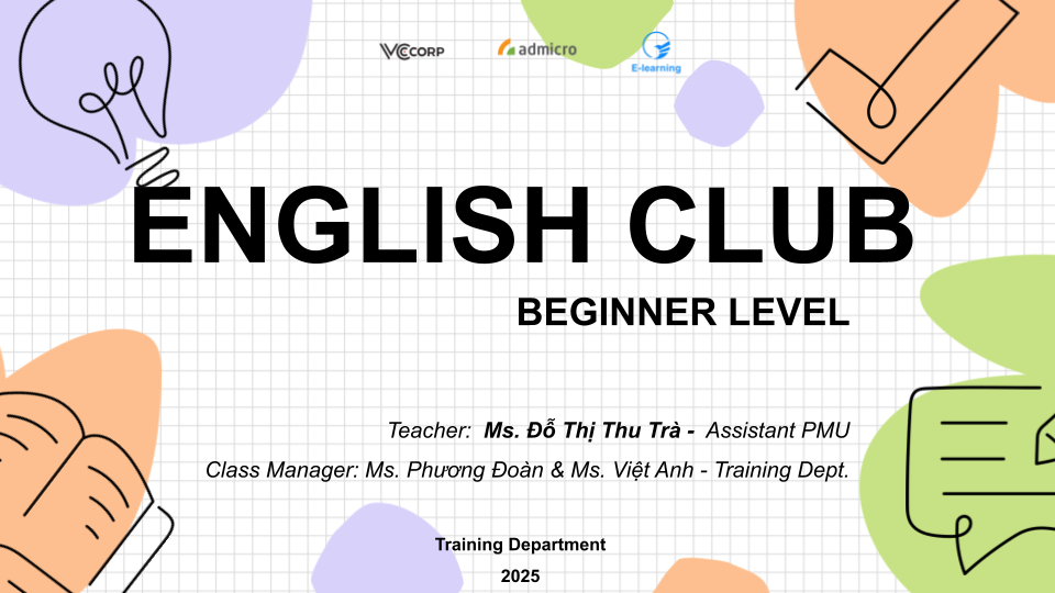 ENGLISH BEGINER CLUB